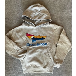 Greenbrook Spirit Wear - Eagle Adult Hoodie Sweatshirt (Grey, Small) Product Image