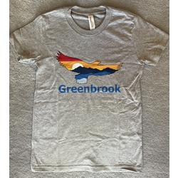 Greenbrook Spirit Wear - Eagle Adult Short Sleeve Tee (Grey, Large) Product Image