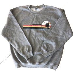 Greenbrook Spirit Wear - Pine Tree Adult Crewneck Sweatshirt (White, Small) Product Image